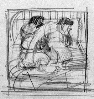 Scraps of Paper and Drawings For Paintings