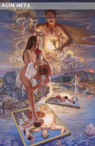 The girl with the Rosa in the setting of the Sun