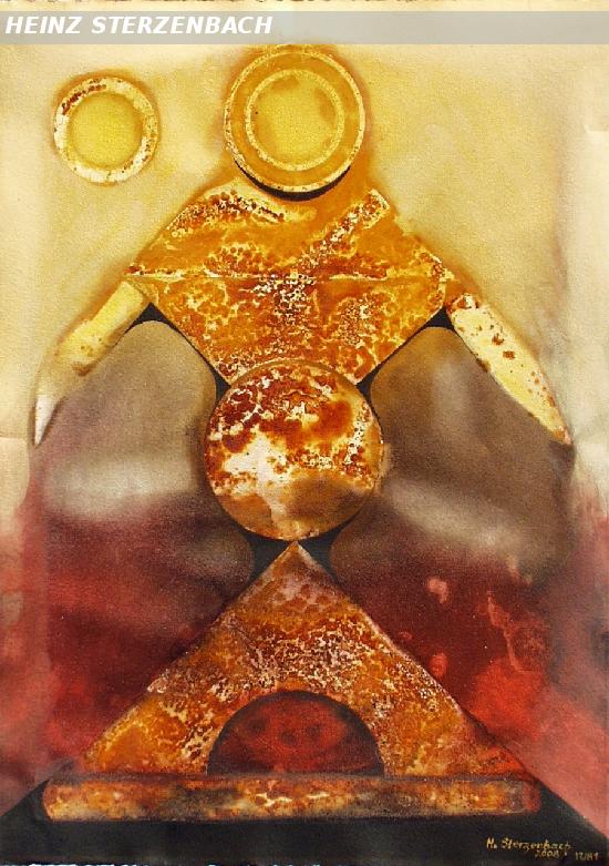 VU 81 Woman with outsreadet arms