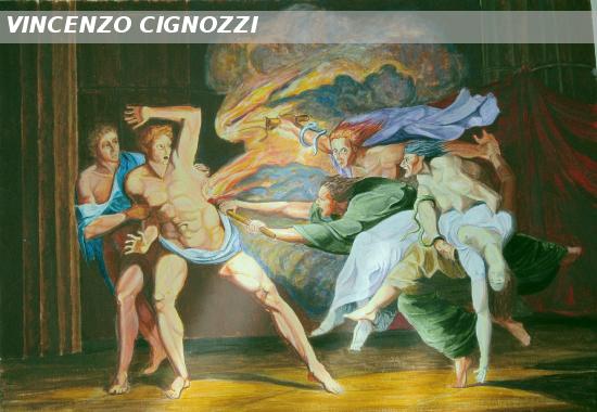 Orestes pursued by the Erynies